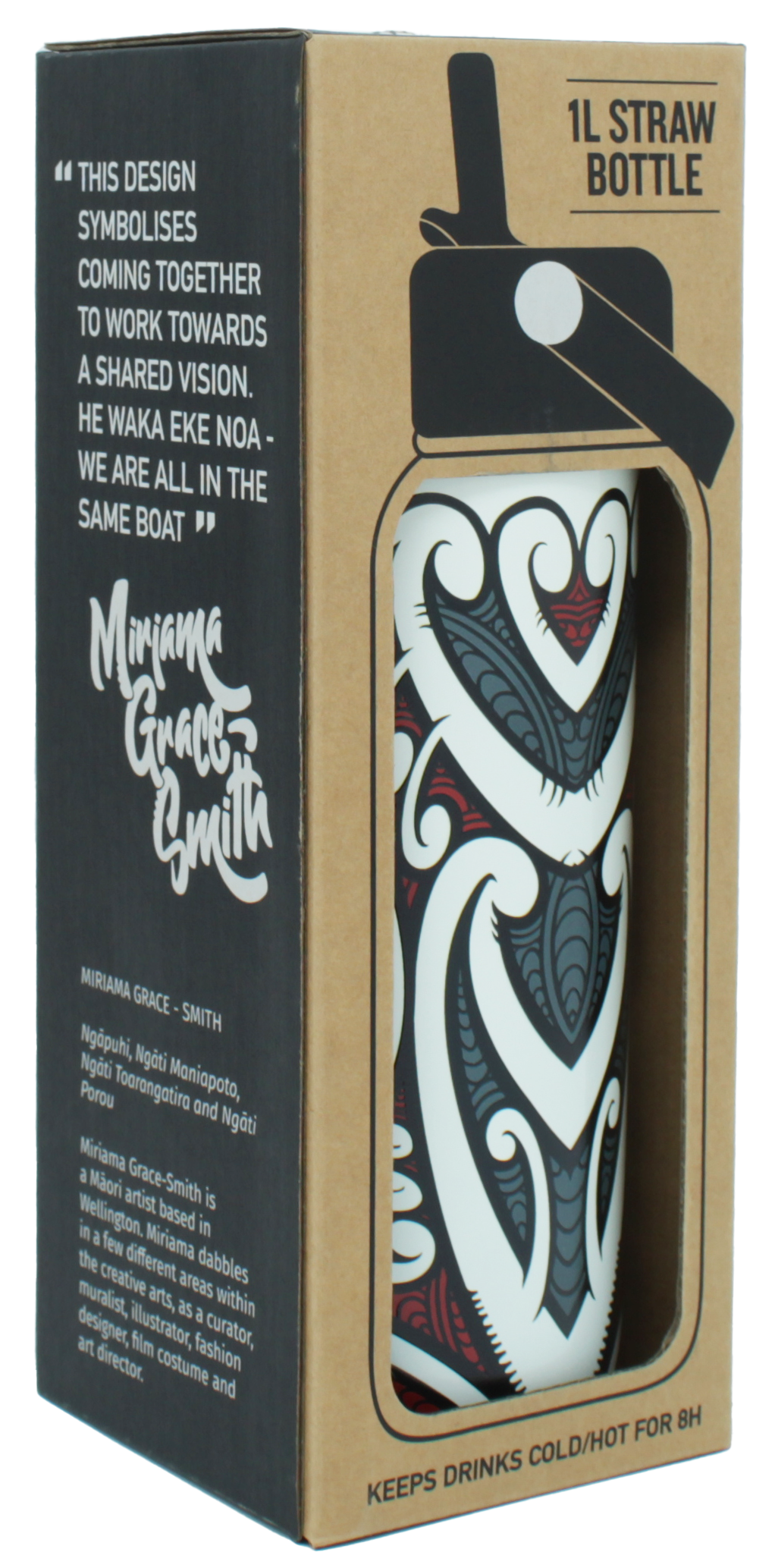 Drink Bottle He Waka Eke Noa 1 Lt.